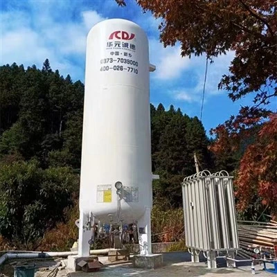 Rezervor de depozitare a oxigenului de 10 m3 cu oxigen lichid Vidul de stocare Cryogenic LOX